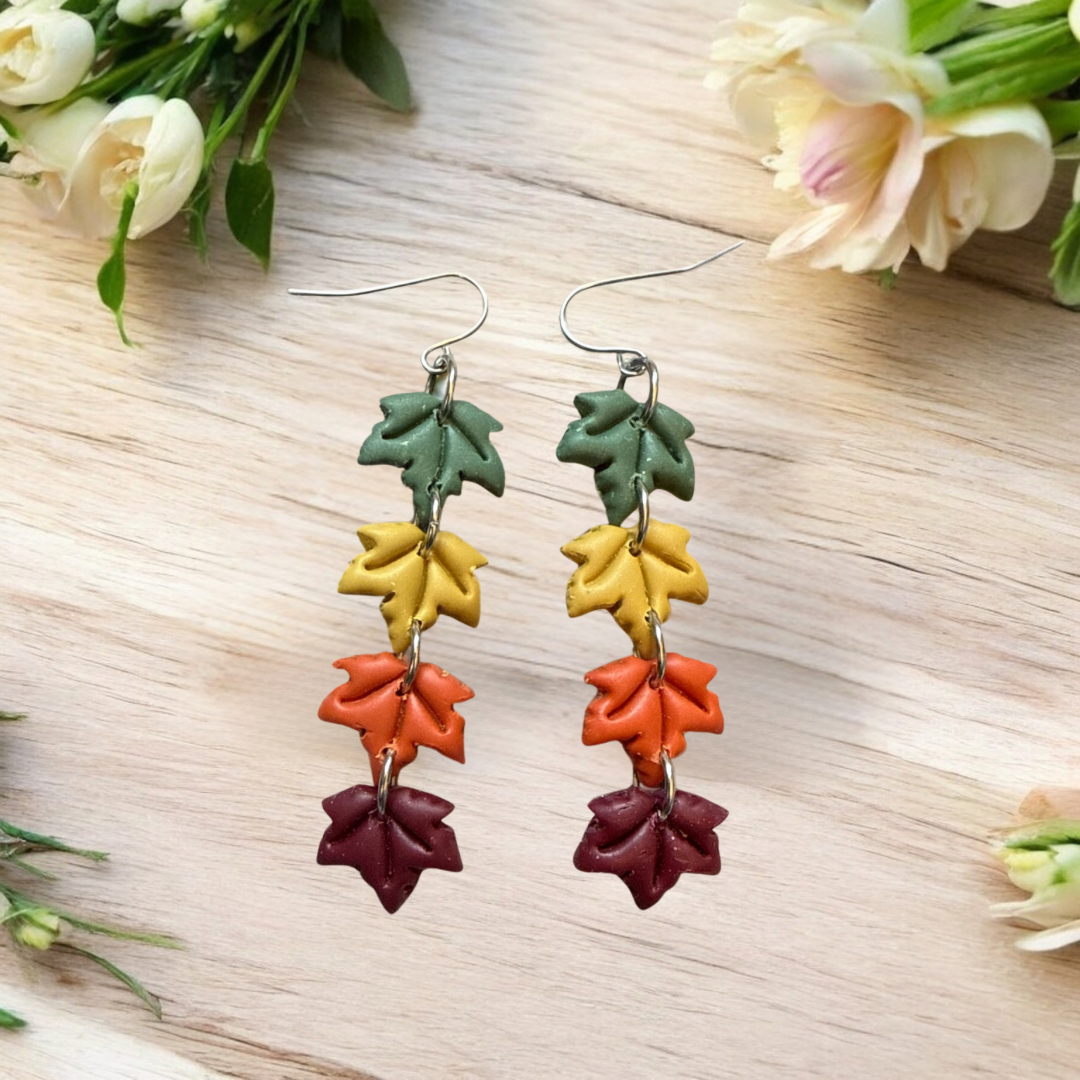 Maple Leaf Fall Dangles