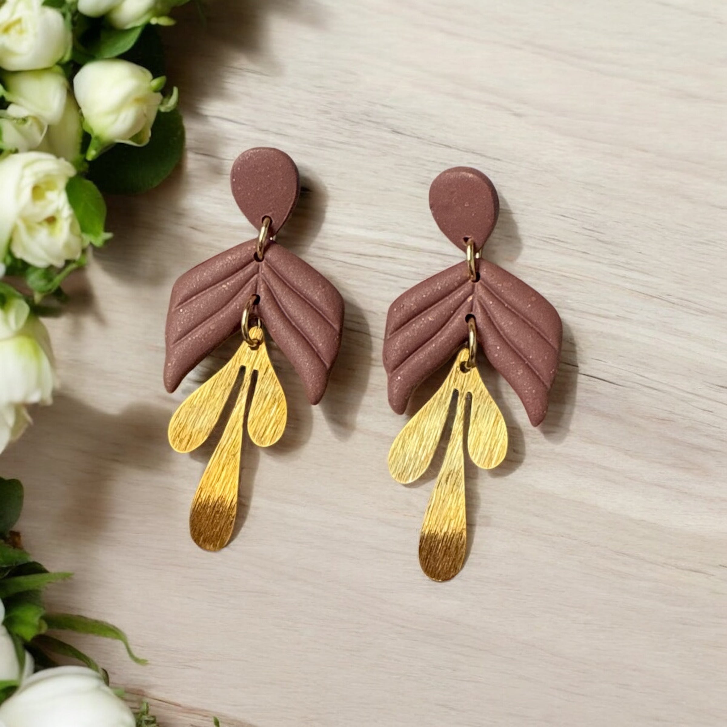 Sparkle all night Rose Dangles