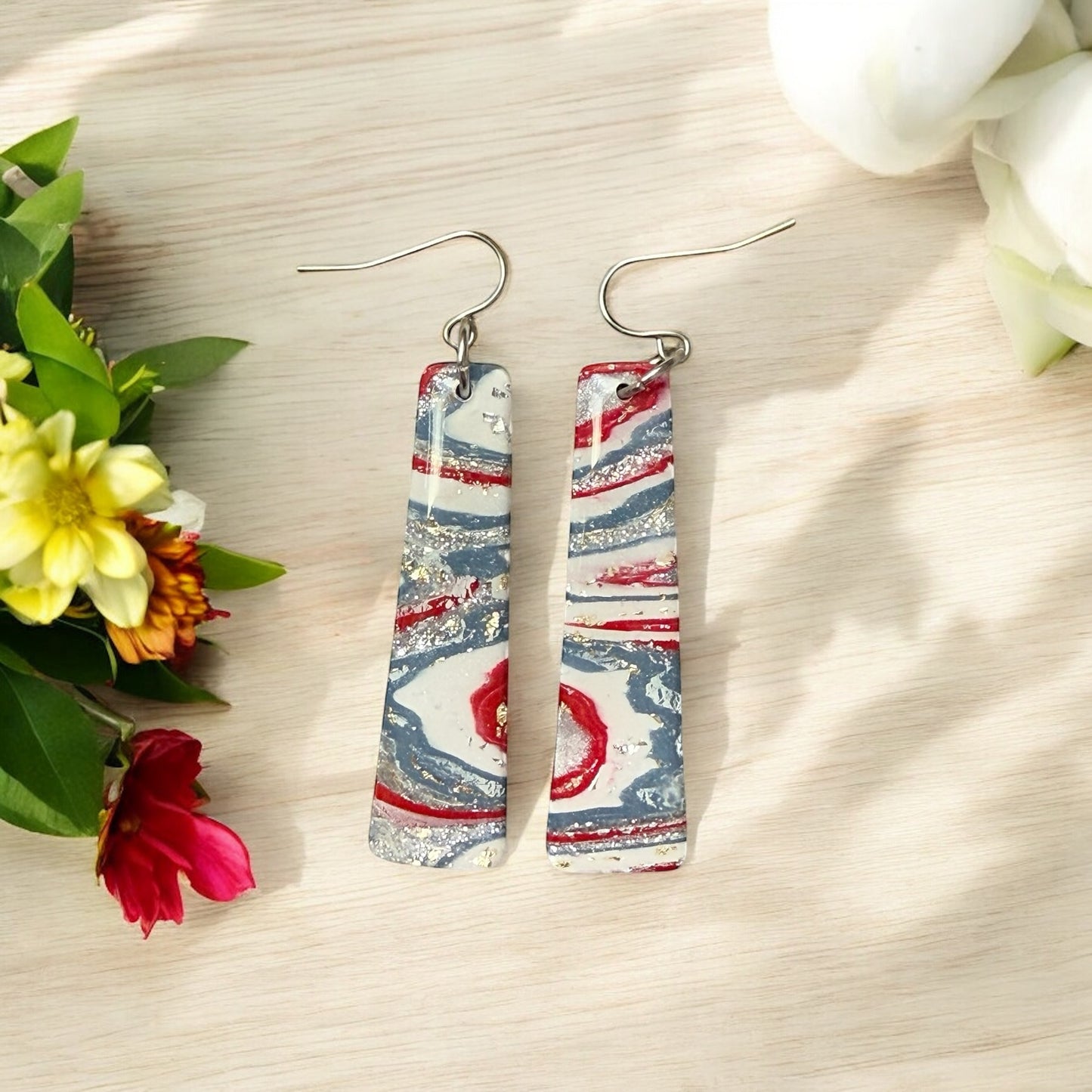 Patriotic Marble Swirl