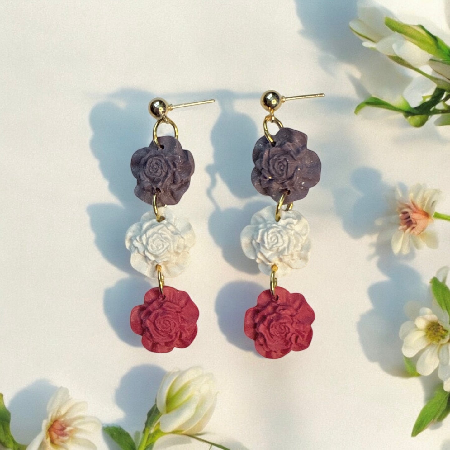 Spring Sorbet Floral Dangles
