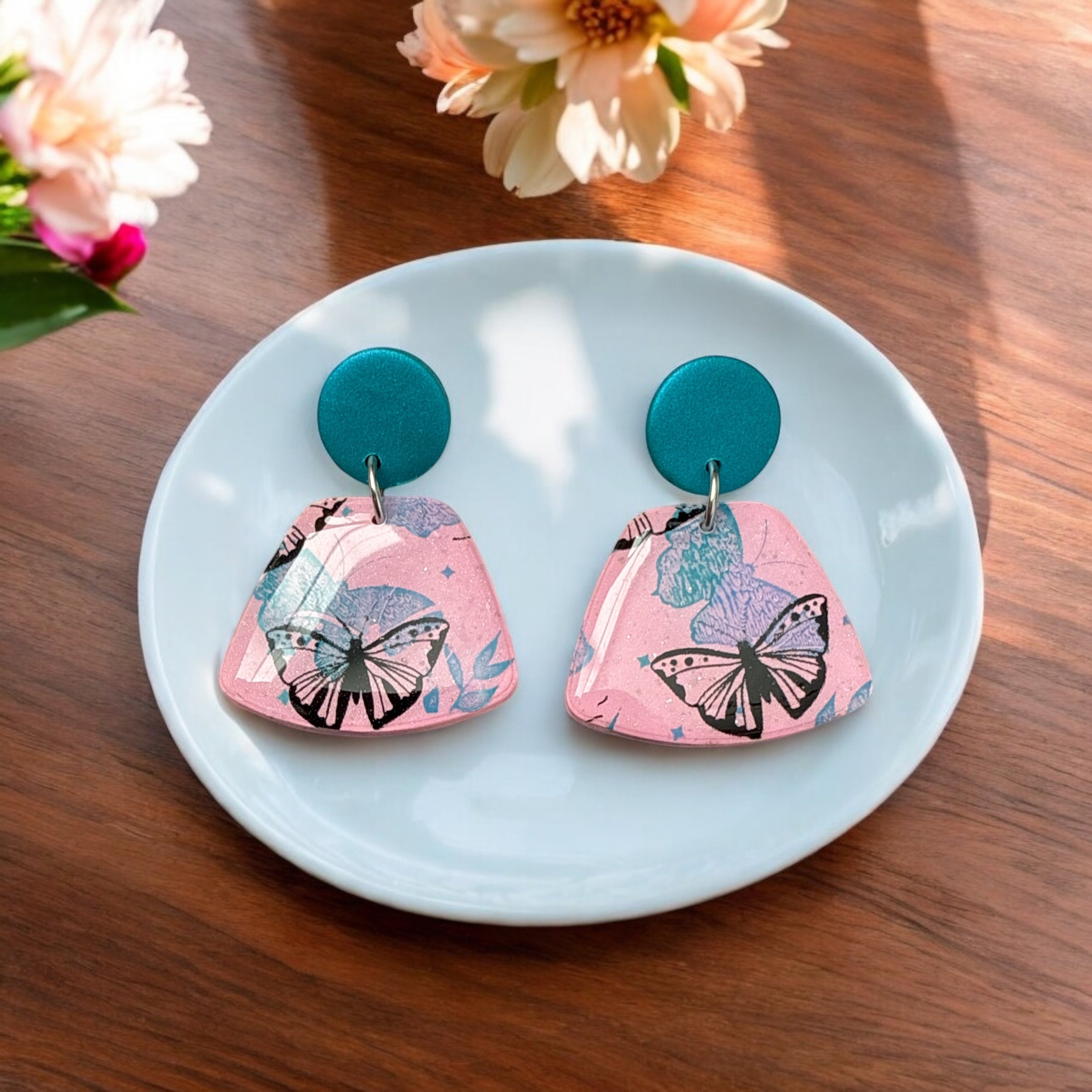 Pastel Pink Butterflies