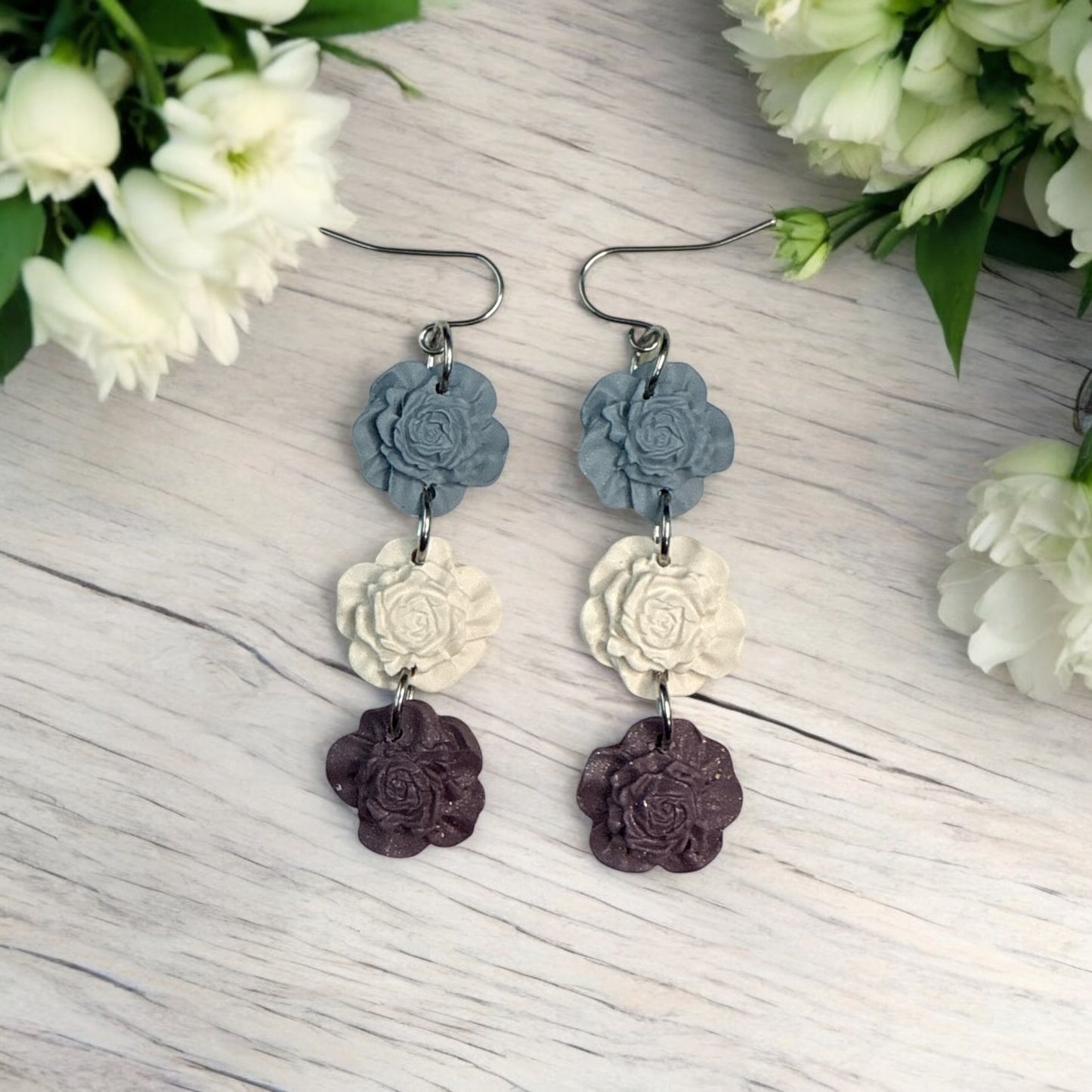 Mystical Springtime Floral Dangles