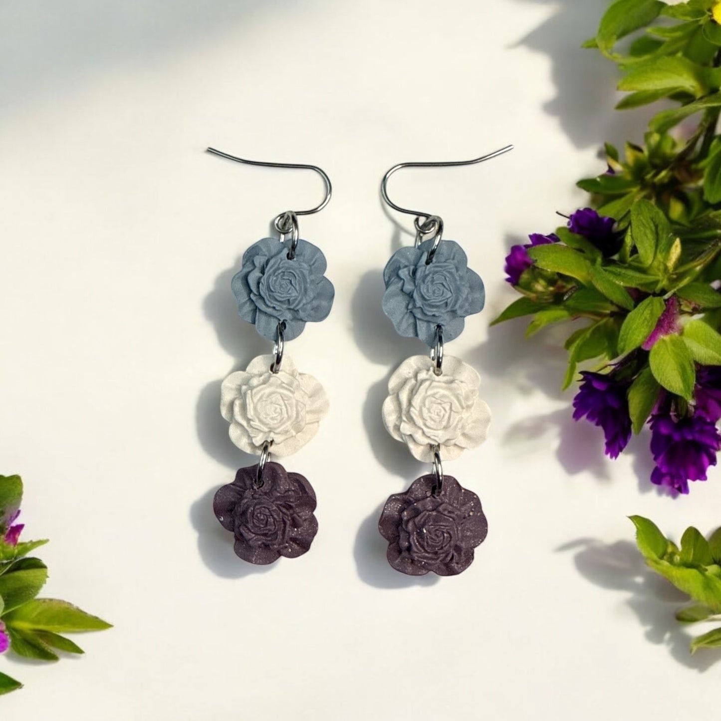Mystical Springtime Floral Dangles