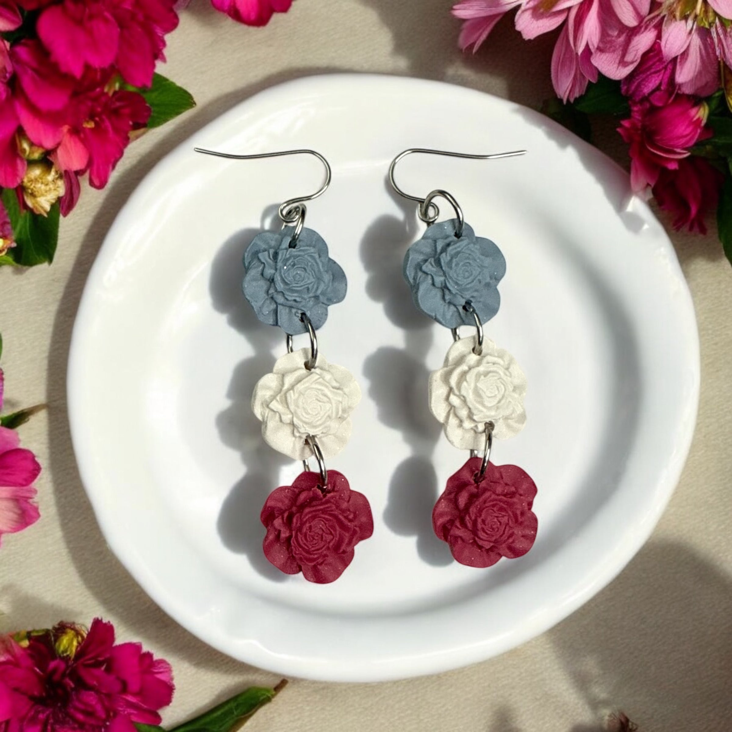 Dewdrop Delight Floral Dangles