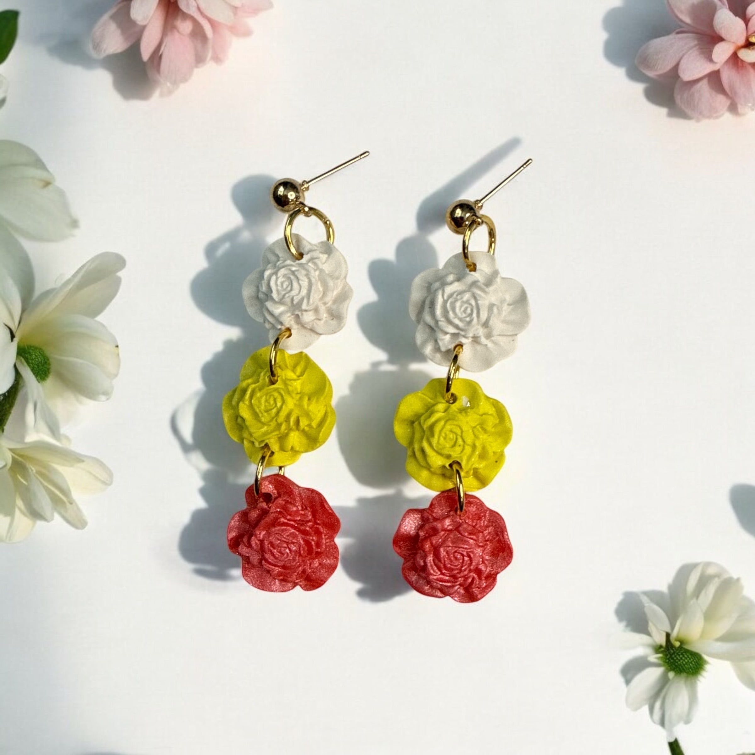 Sunkissed Floral Dangles
