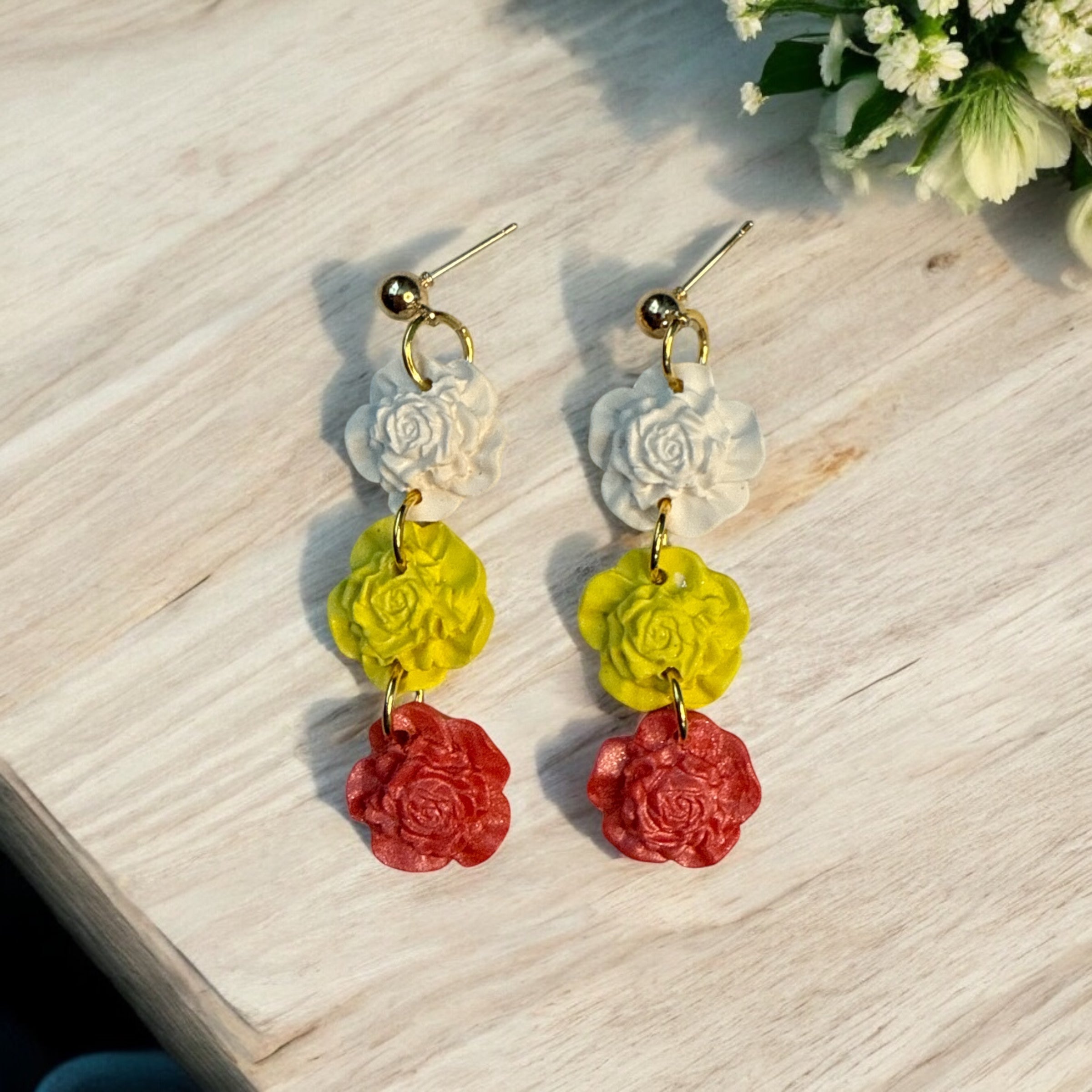 Sunkissed Floral Dangles