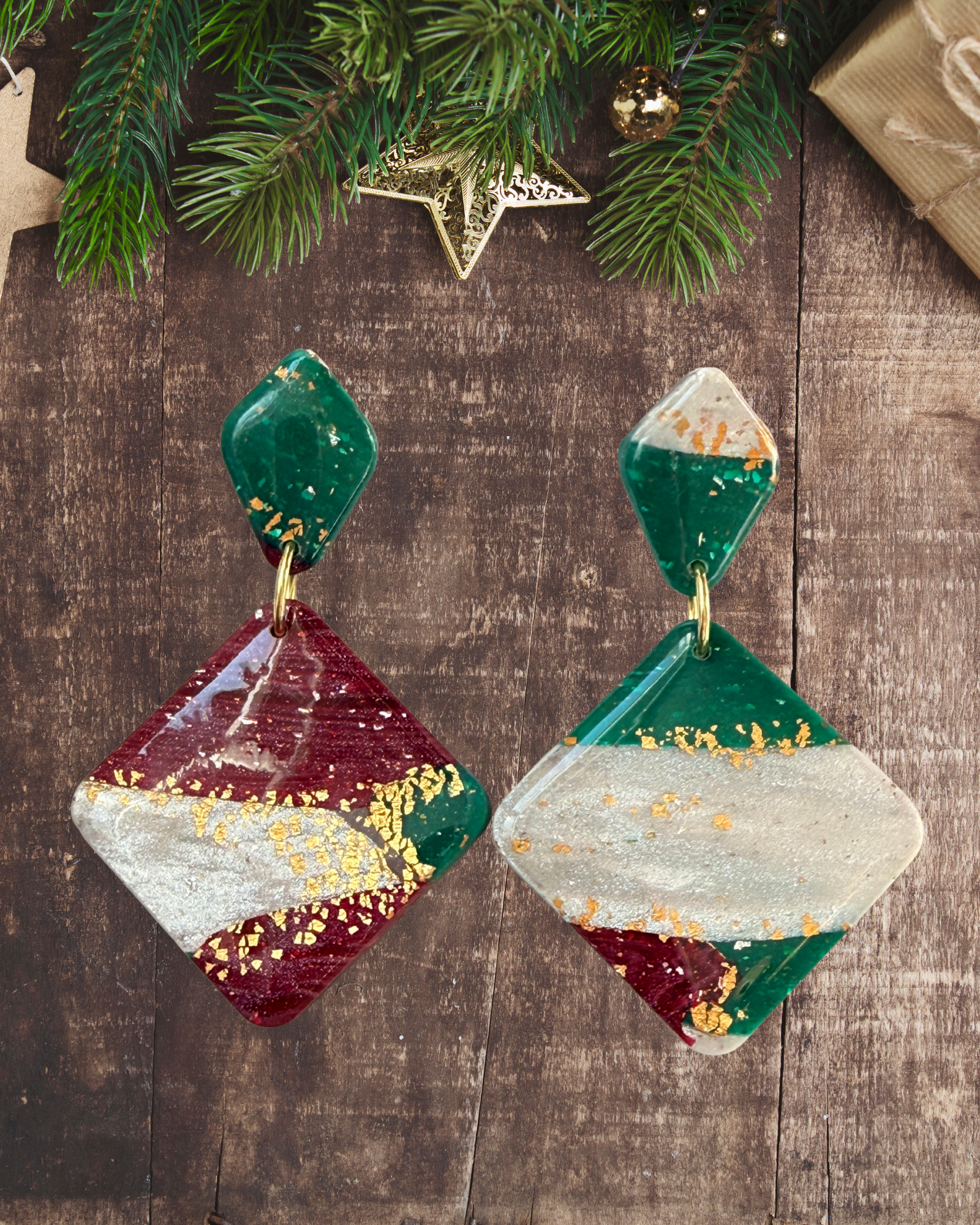 Bold Christmas Dangles