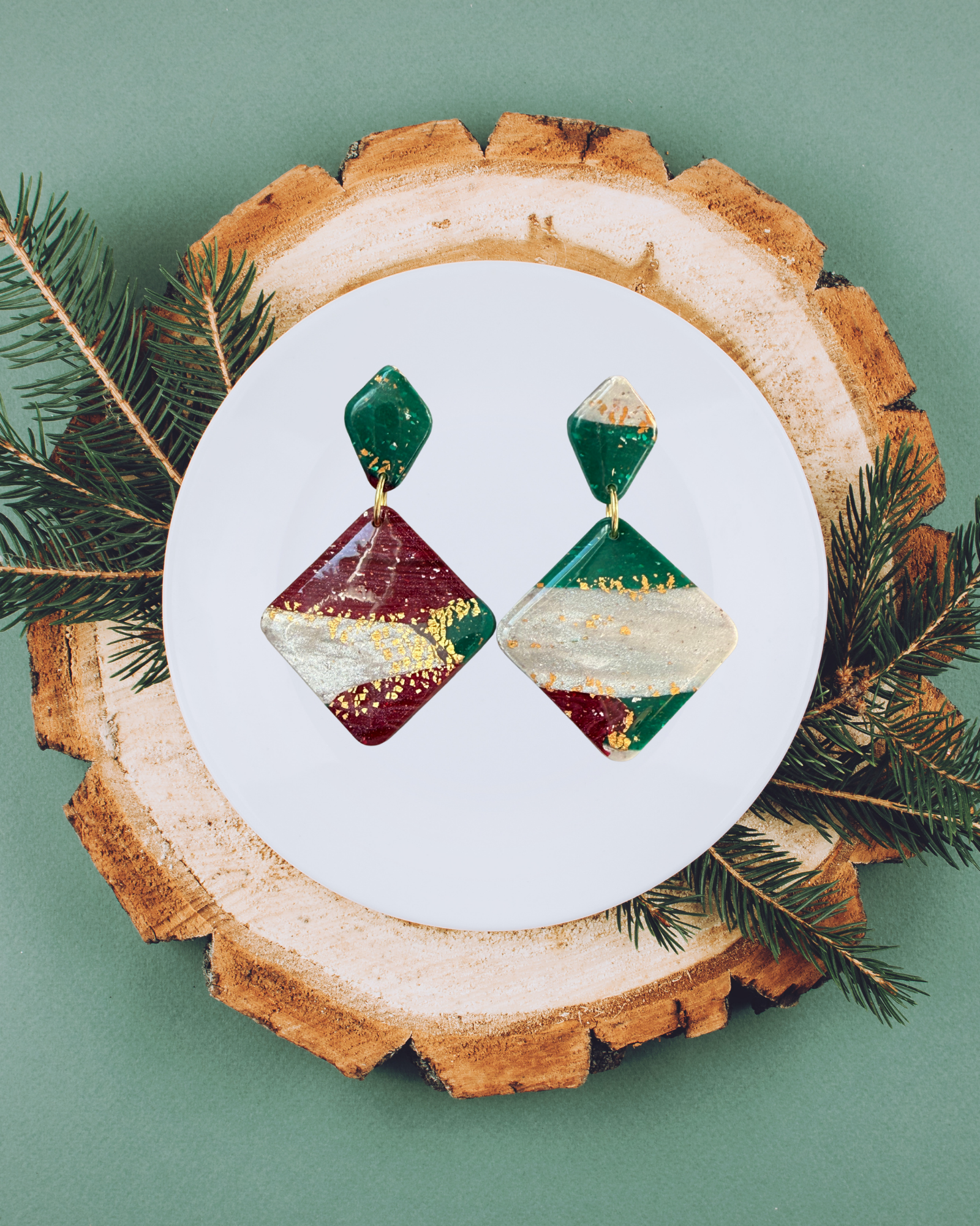 Bold Christmas Dangles