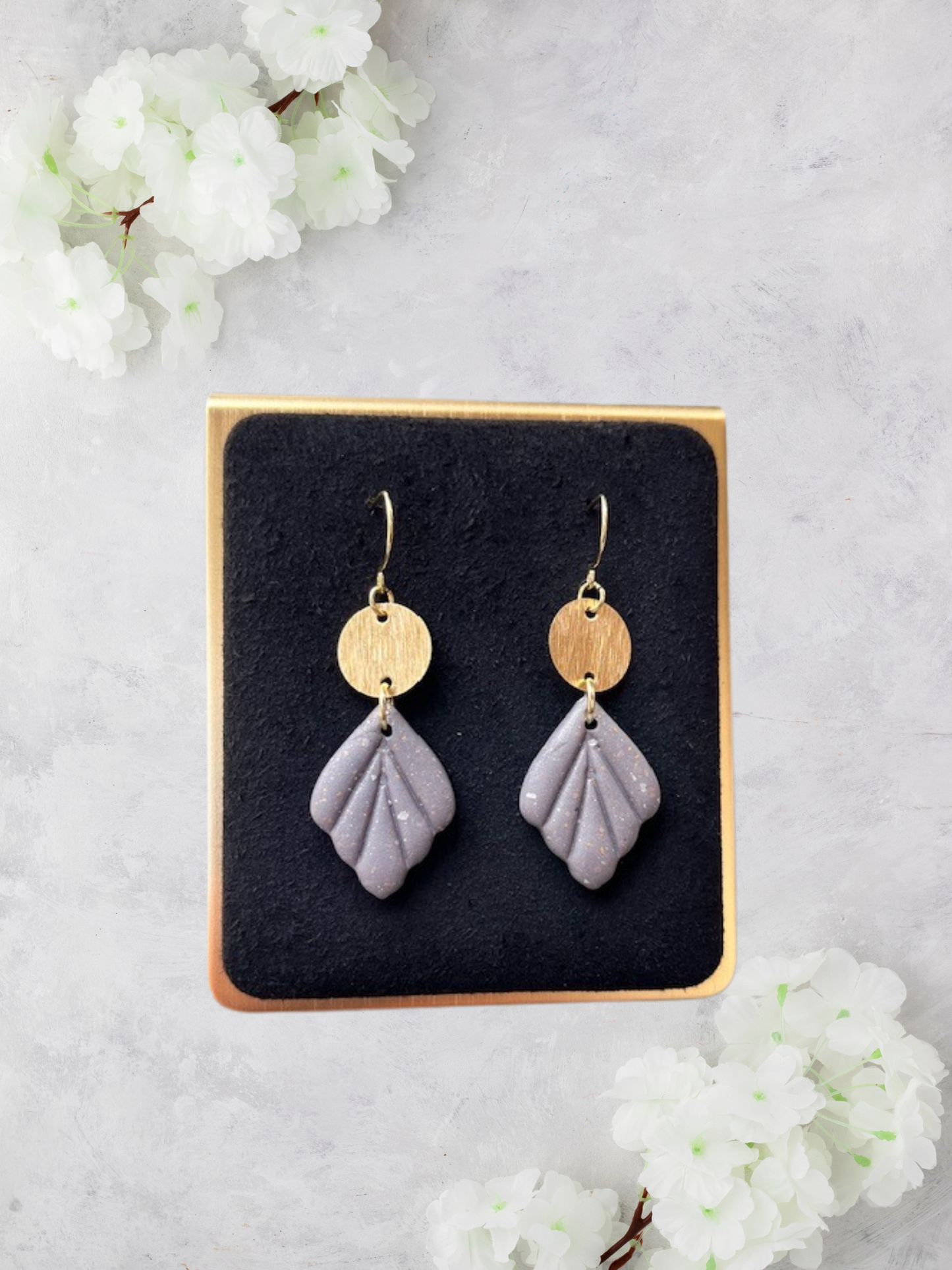 Small Brown Shimmery Dangle