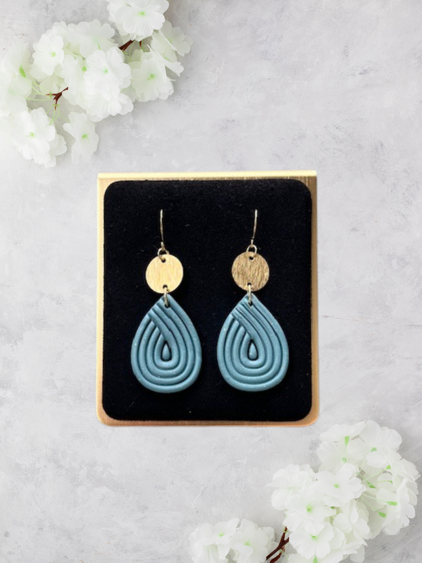 Shimmery Teardrop Dangle - Multiple Colors