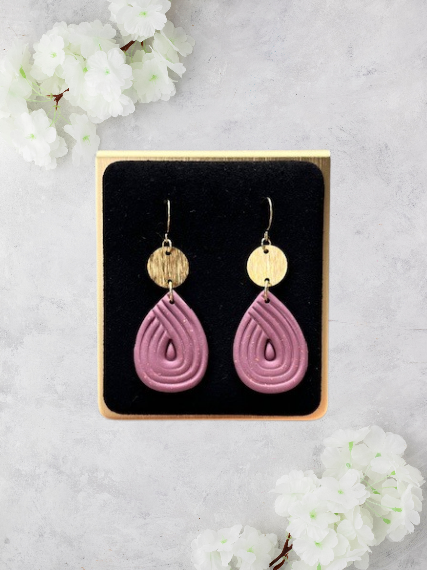 Shimmery Teardrop Dangle - Multiple Colors