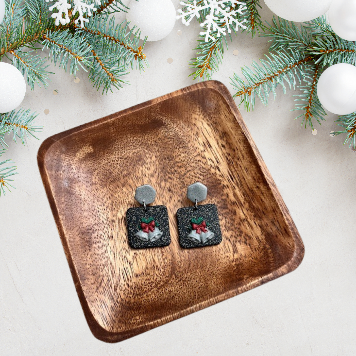 Silver Bells Dangle