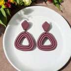 Rose Pink Simple Dangles