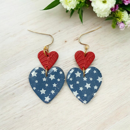 Star Spangled Love Dangles