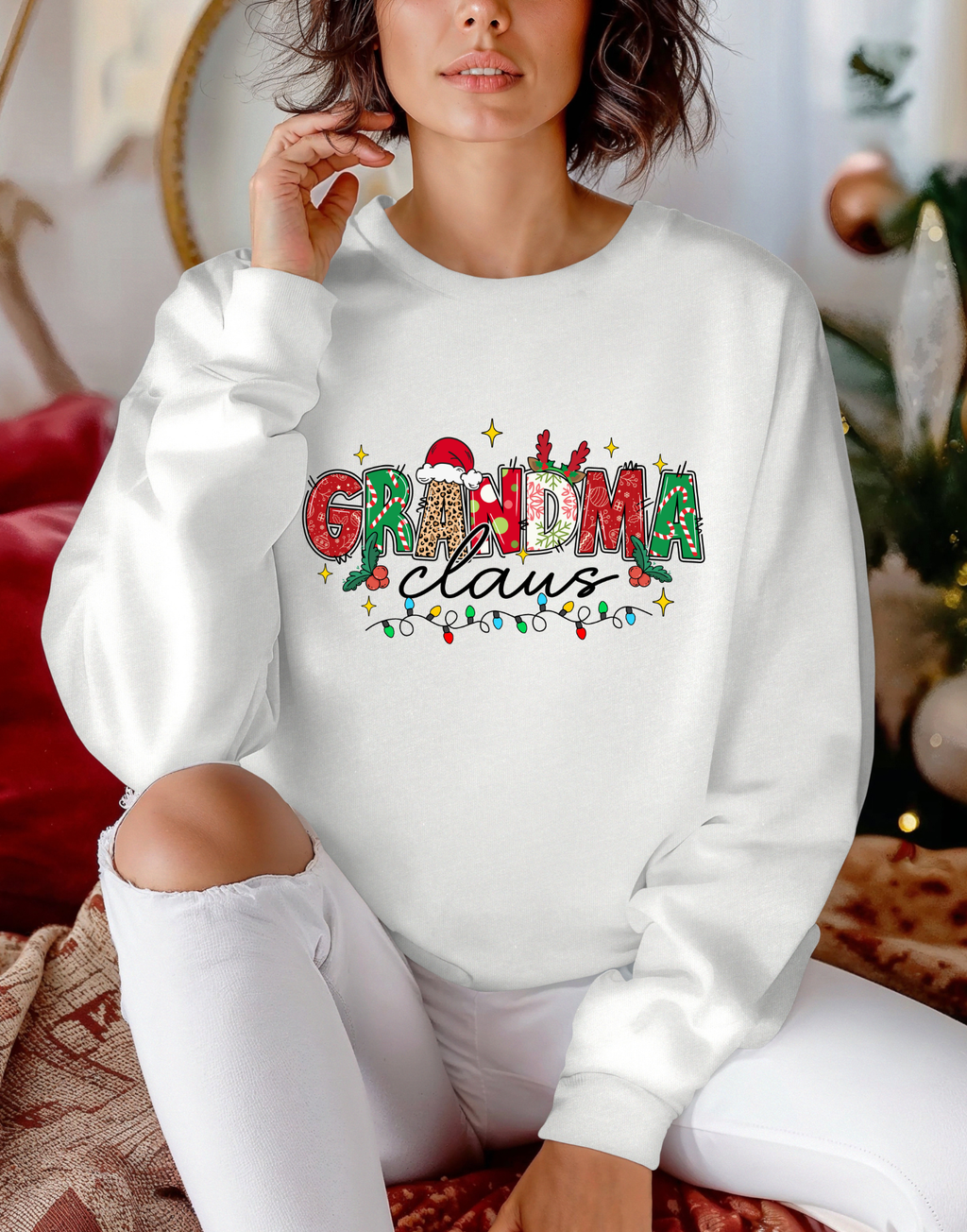 Grandma Claus Christmas Crewneck