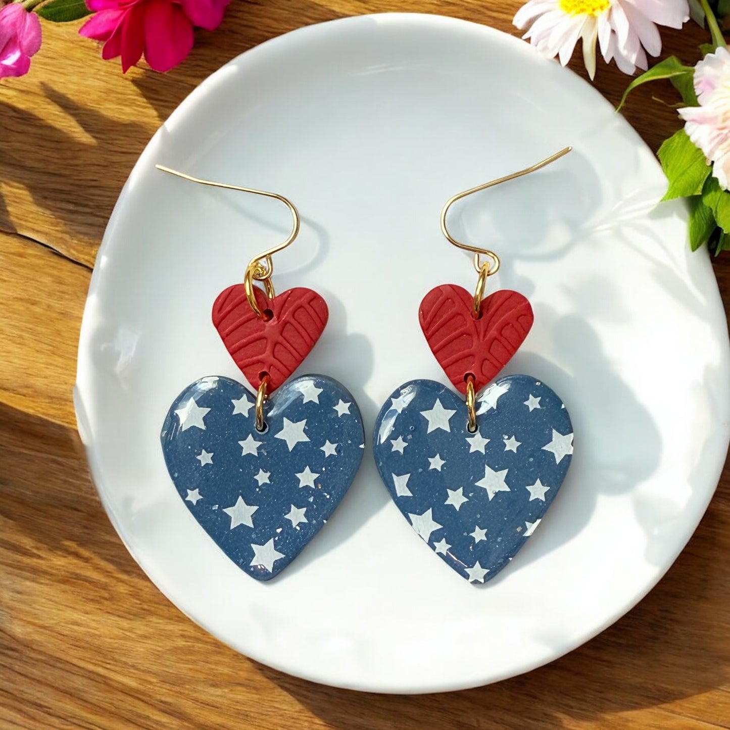 Star Spangled Love Dangles