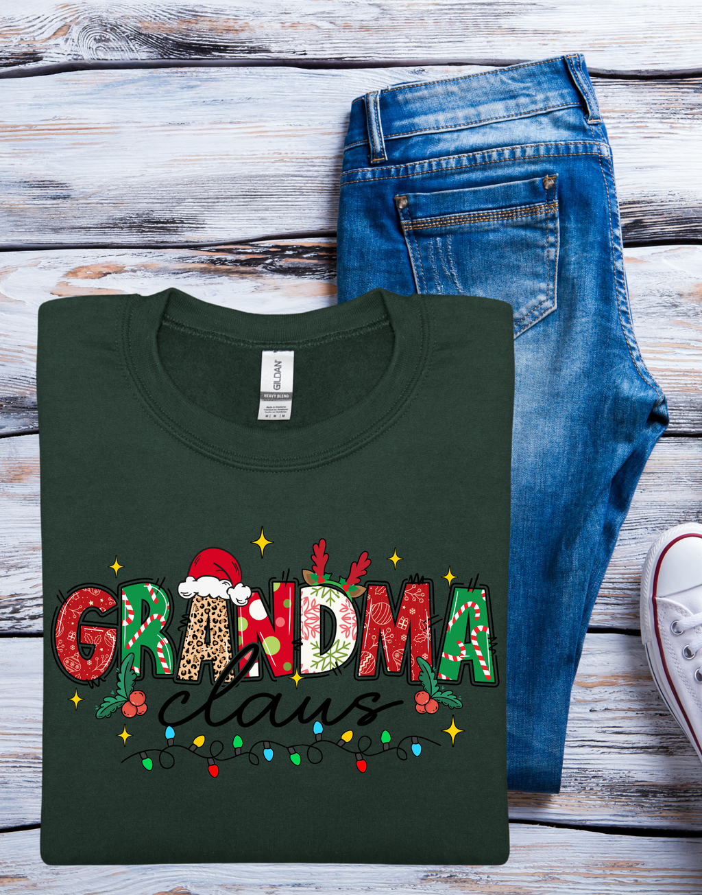 Grandma Claus Christmas Crewneck