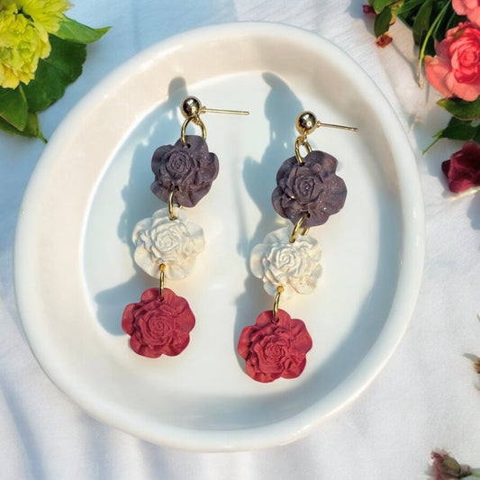 Spring Sorbet Floral Dangles