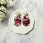 Valentines Marble Dangle