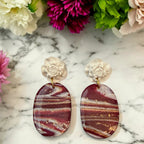 Valentines Marble Dangle