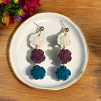 Mermaid Whisper Floral Dangles