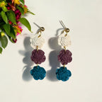 Mermaid Whisper Floral Dangles