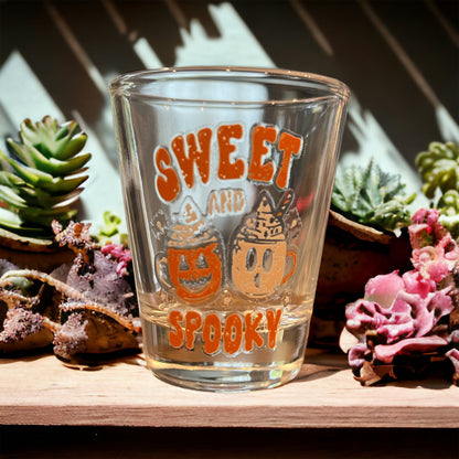 Sweet & Spooky shot glass
