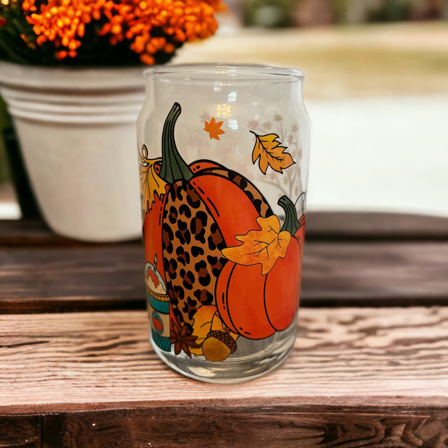 Fall pumpkin Libby Glass
