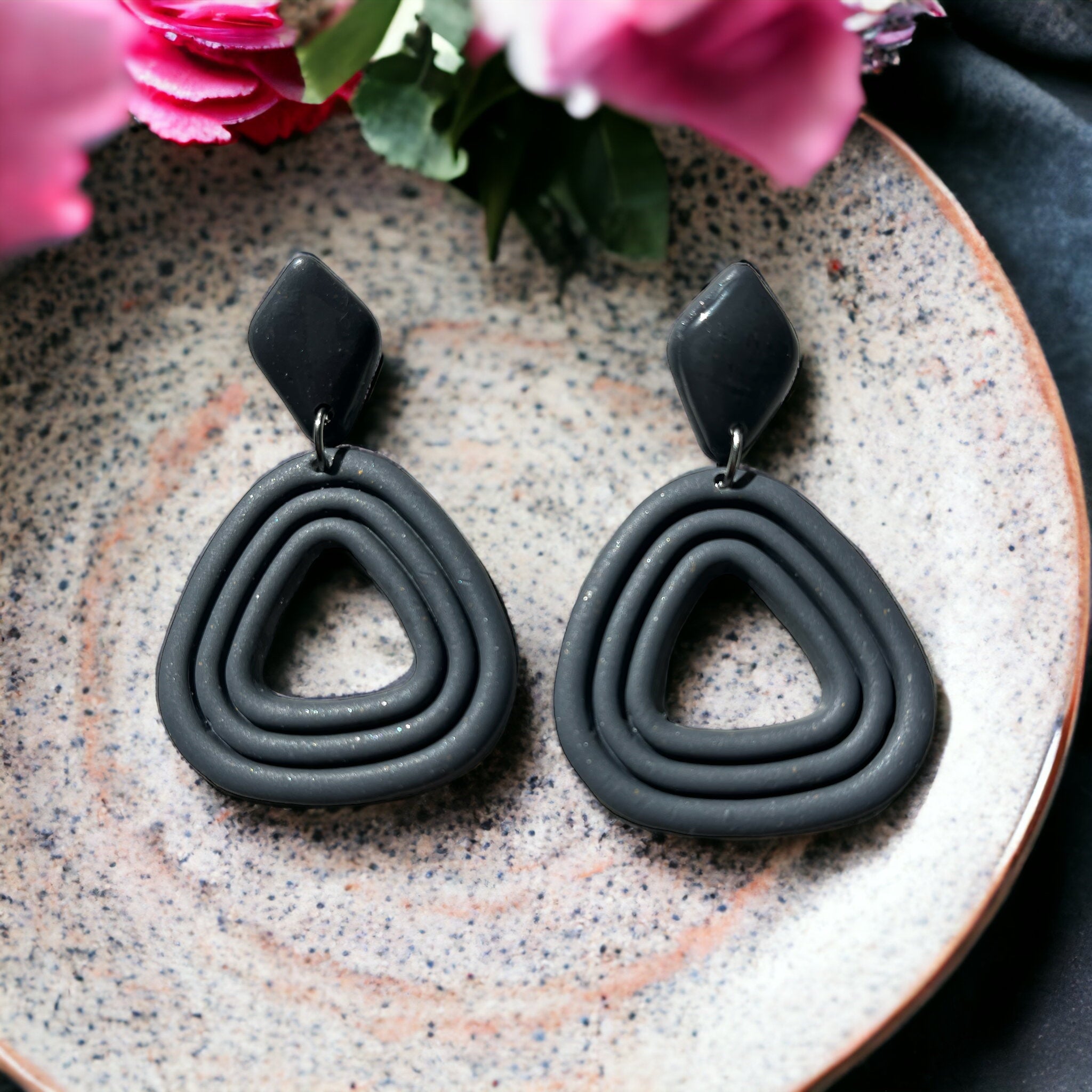 Simple Gray Dangles