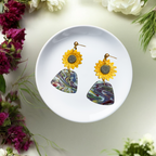 Marbled Sunflower Dangles