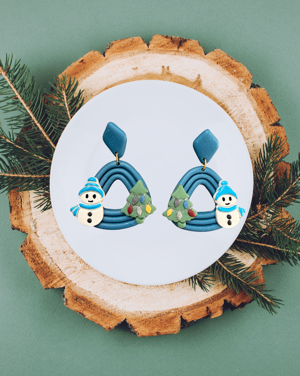 Festive Snowman Dangles
