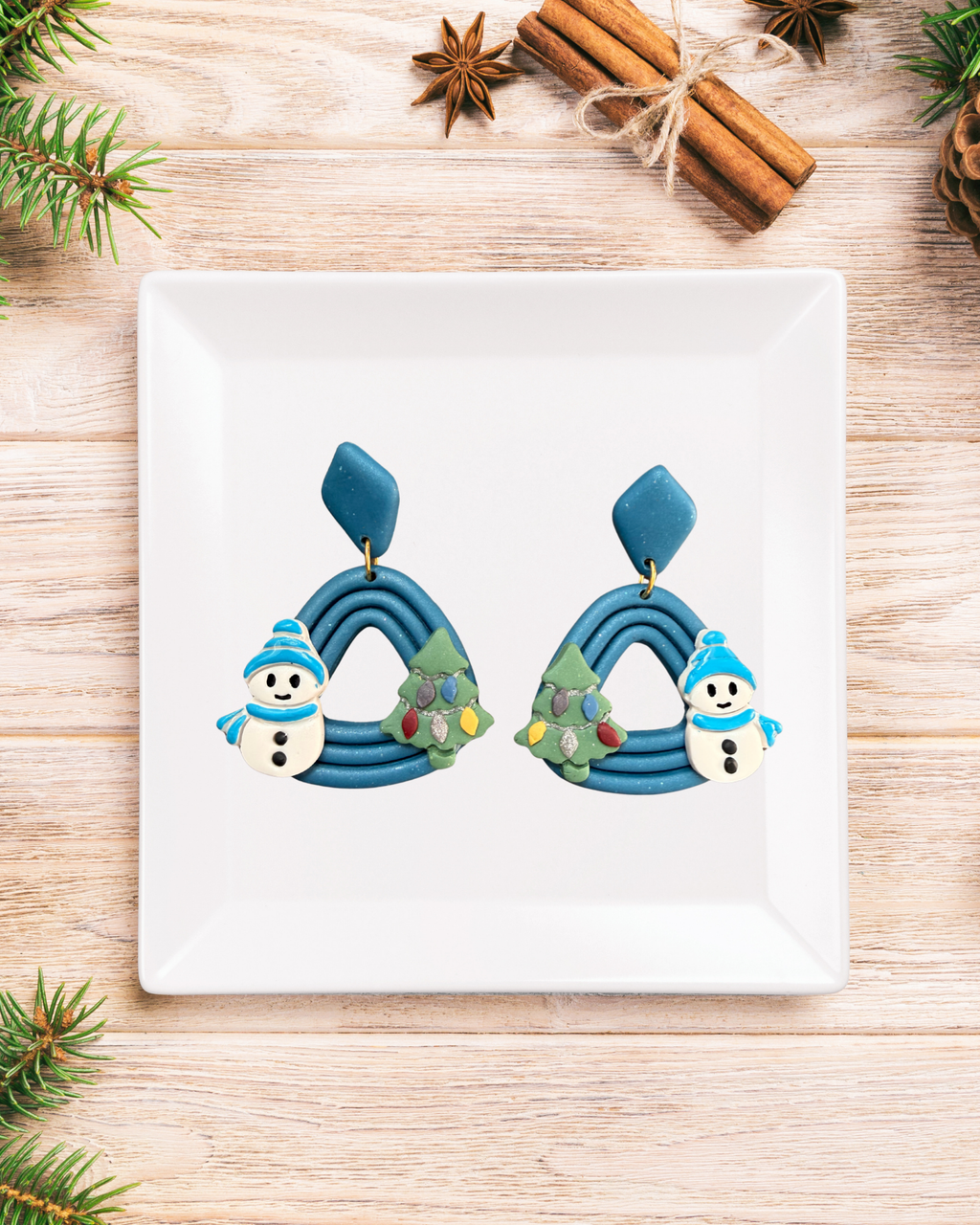 Festive Snowman Dangles