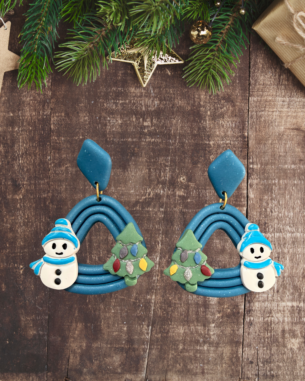 Festive Snowman Dangles