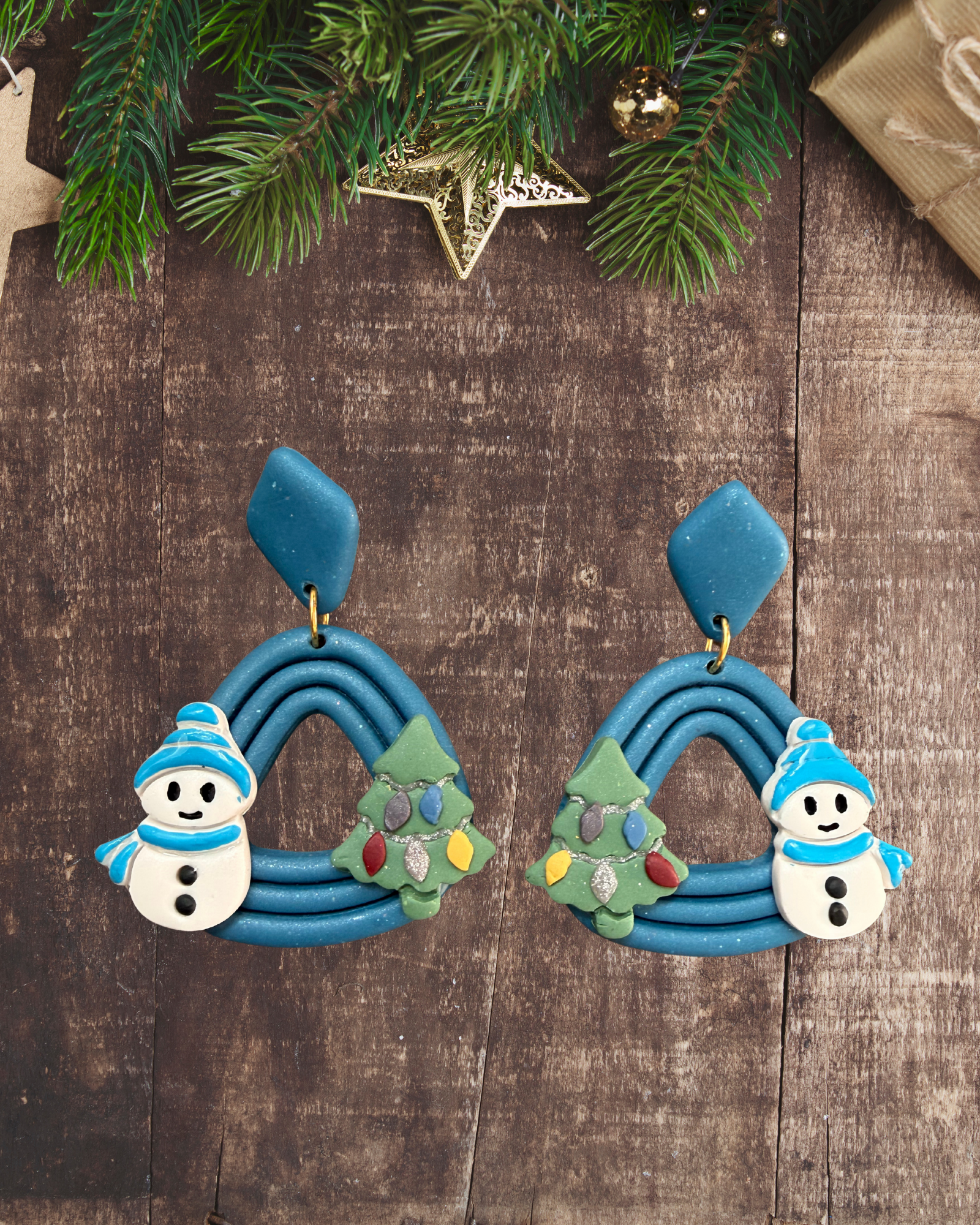 Festive Snowman Dangles