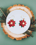 Poinsettia Small Dangles