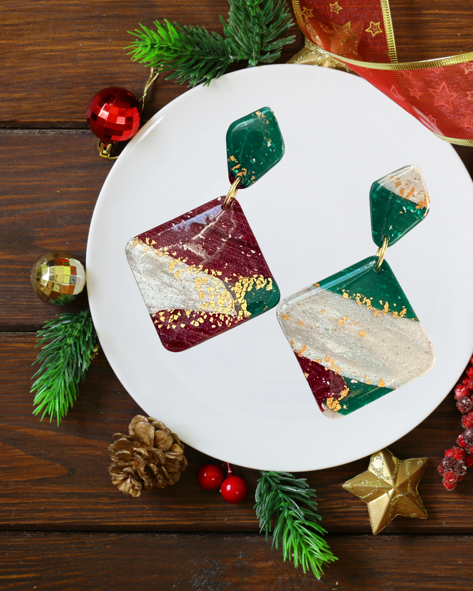 Bold Christmas Dangles