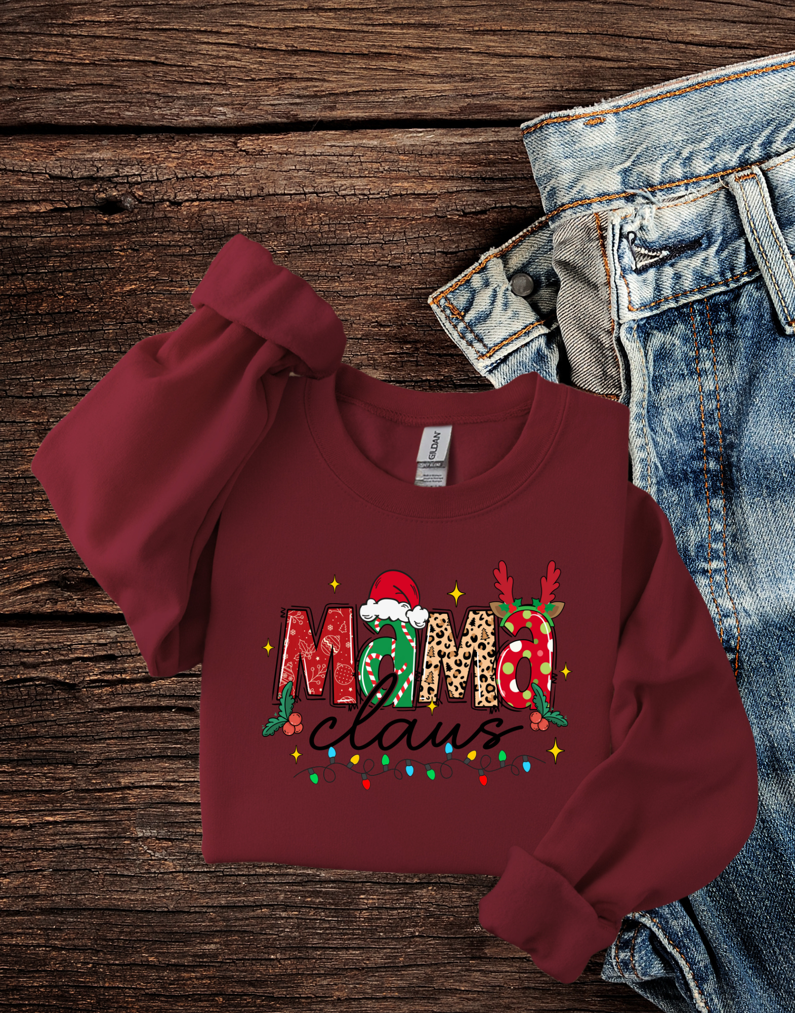 Mama Claus Christmas Crewneck
