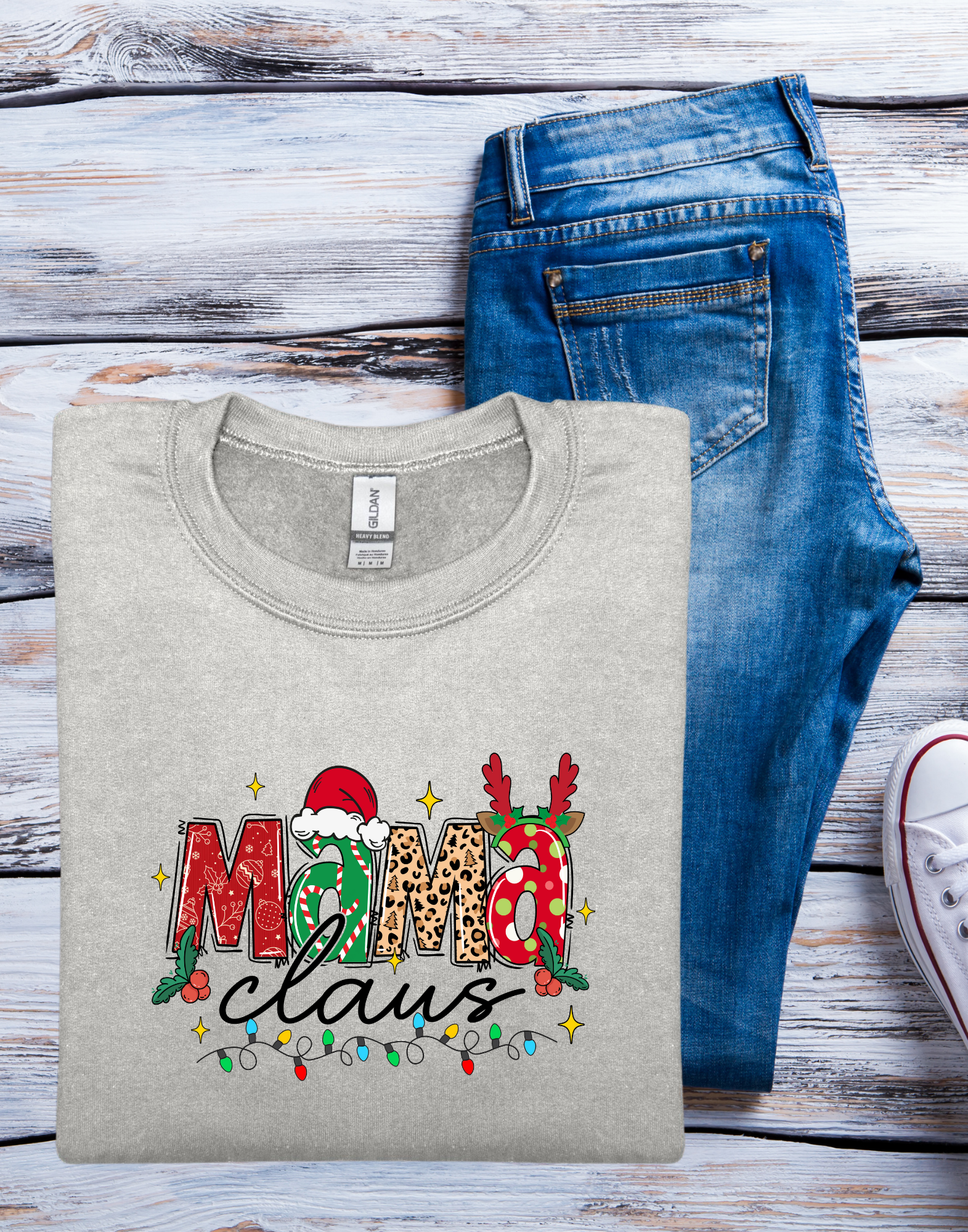 Mama Claus Christmas Crewneck