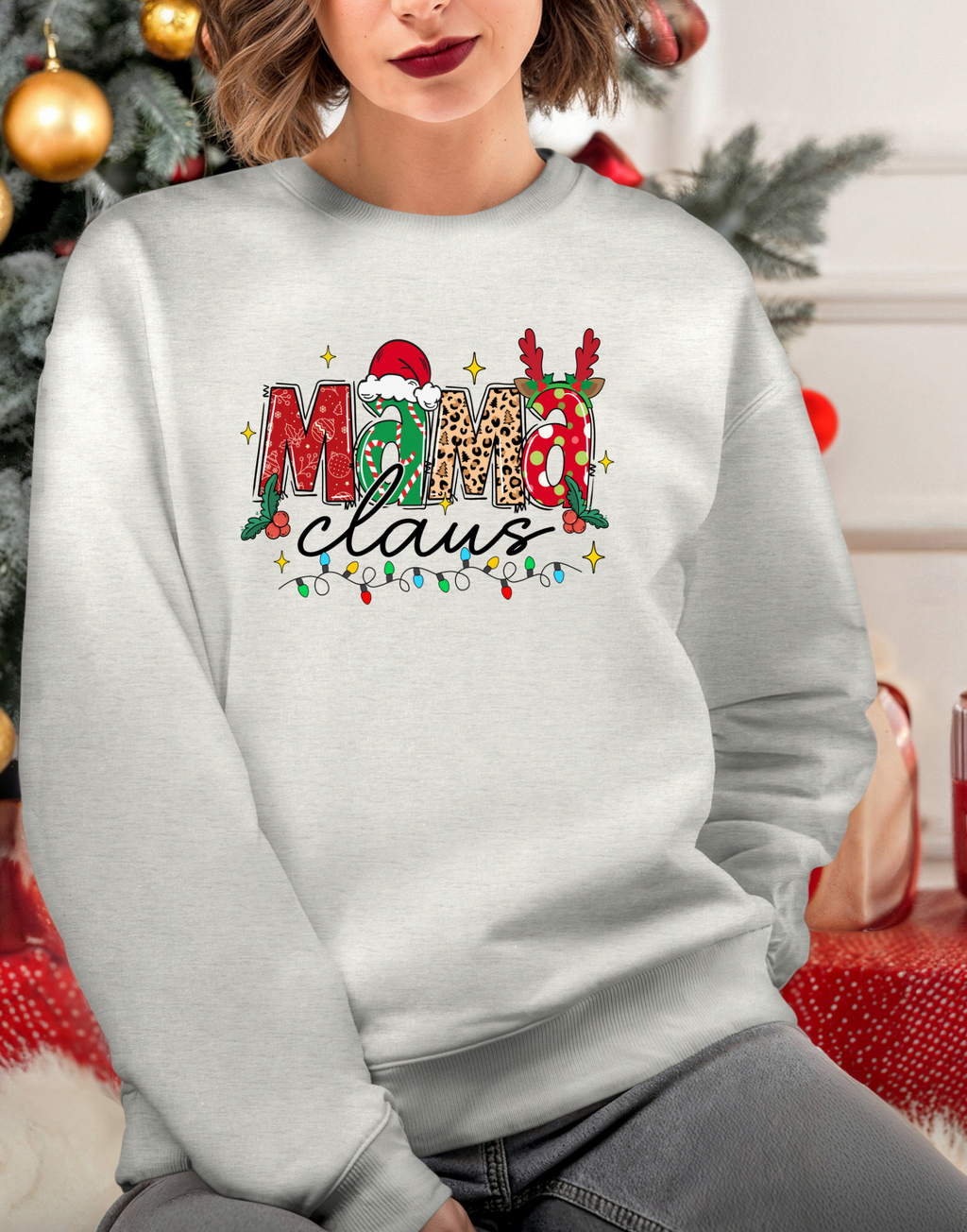 Mama Claus Christmas Crewneck