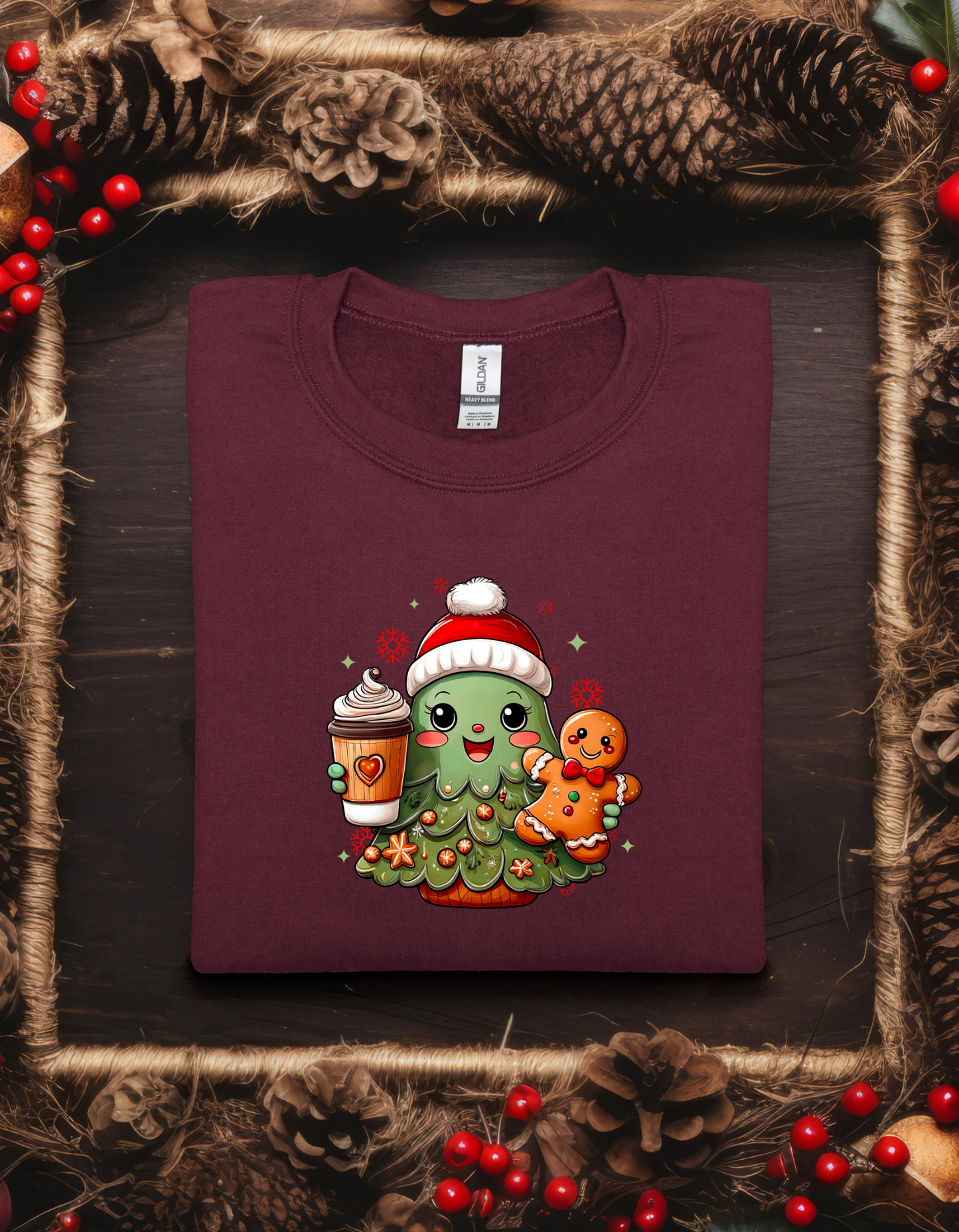 Christmas Tree Ghost Crewneck