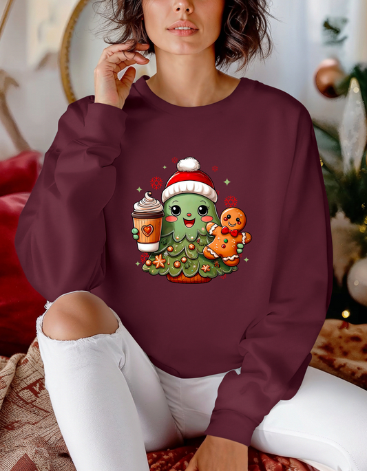 Christmas Tree Ghost Crewneck