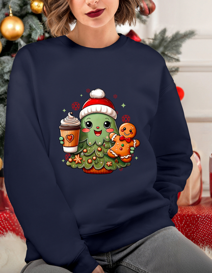 Christmas Tree Ghost Crewneck