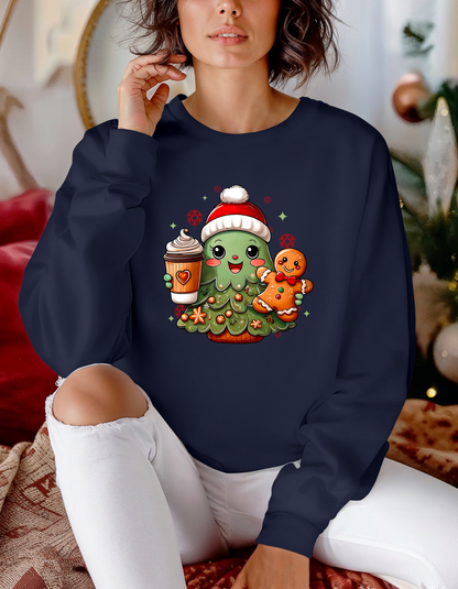 Christmas Tree Ghost Crewneck