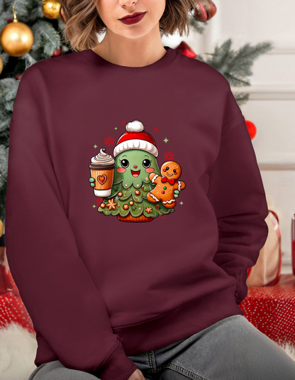 Christmas Tree Ghost Crewneck