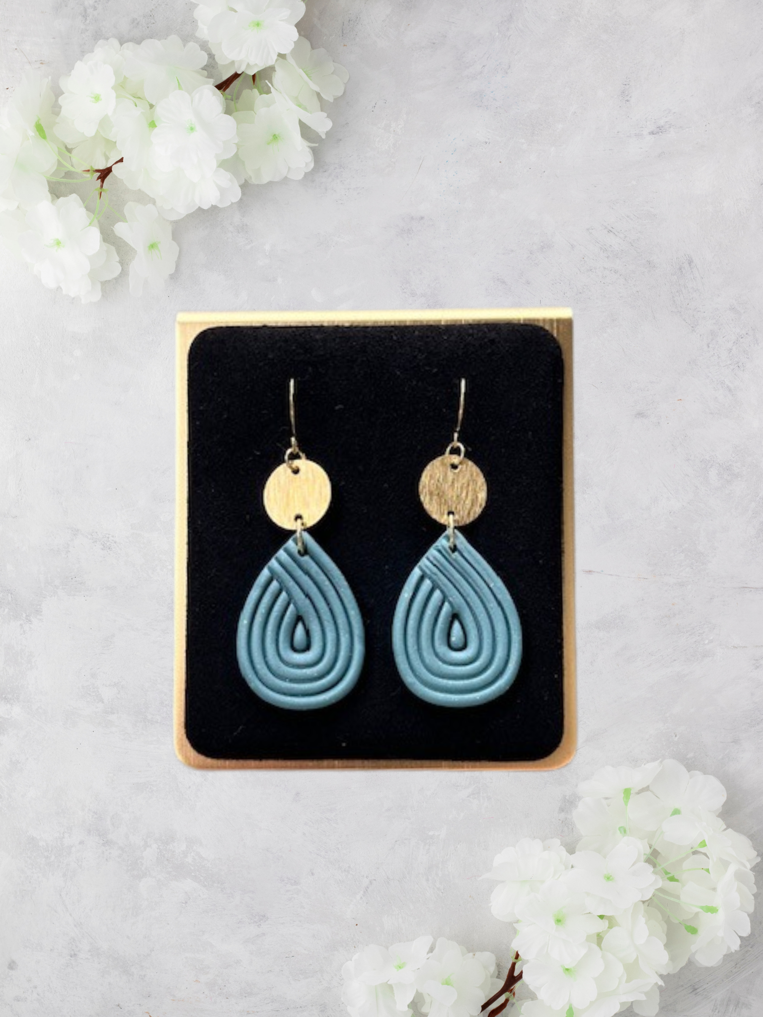 Shimmery Teardrop Dangle - Multiple Colors