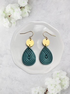 Shimmery Teardrop Dangle - Multiple Colors
