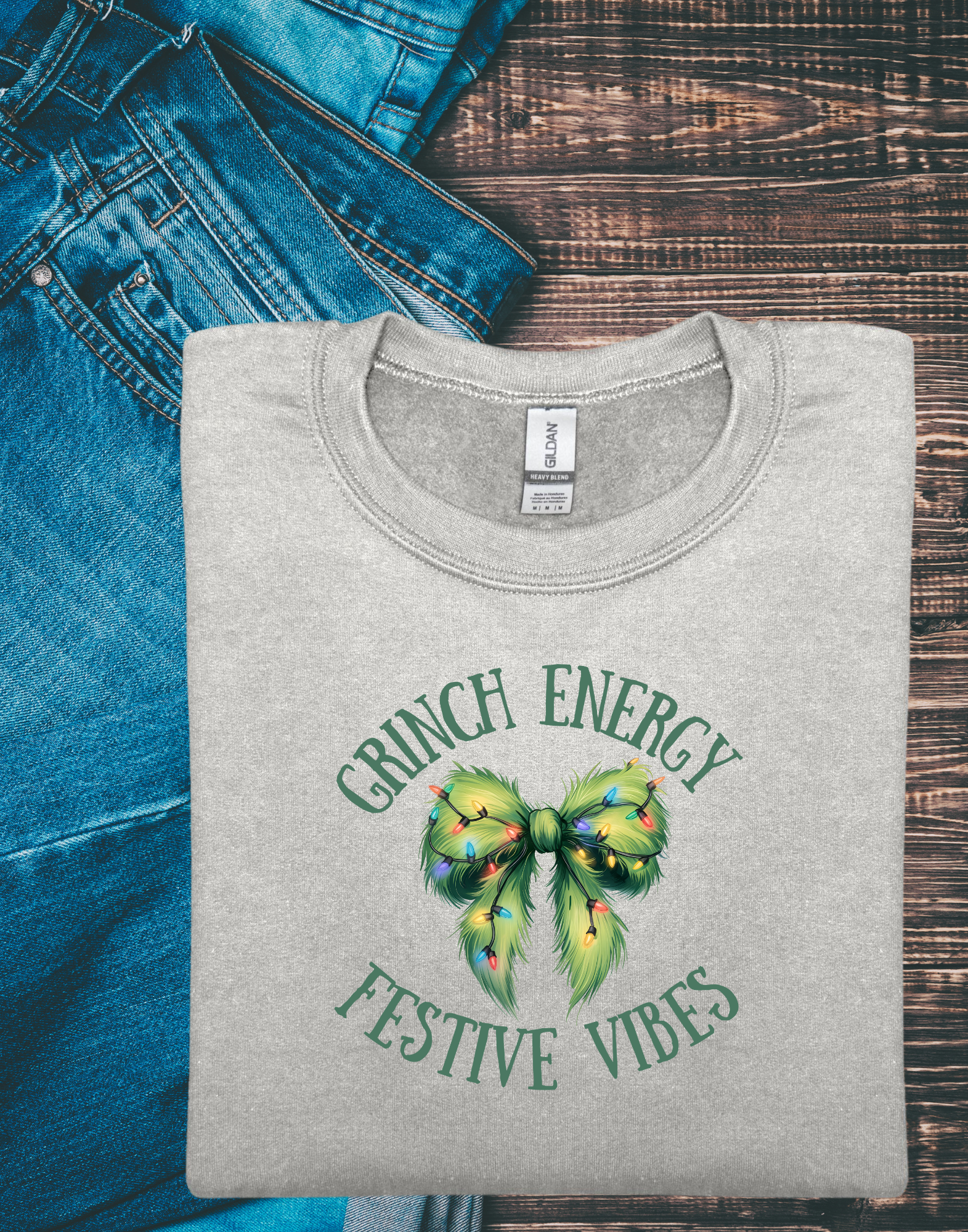 Grinch Energy Festive Vibes