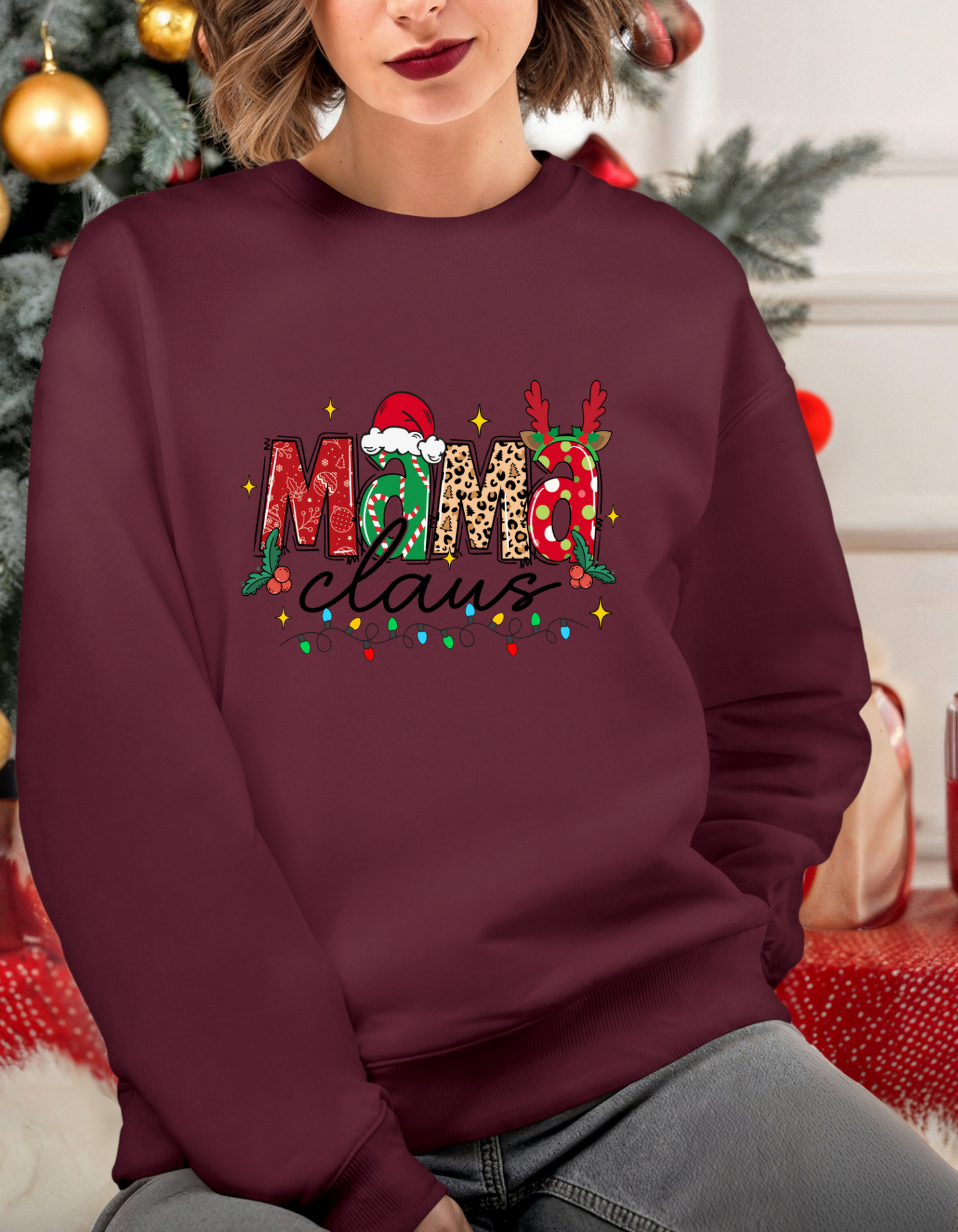 Mama Clause Crew Neck