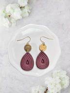 Shimmery Teardrop Dangle - Multiple Colors
