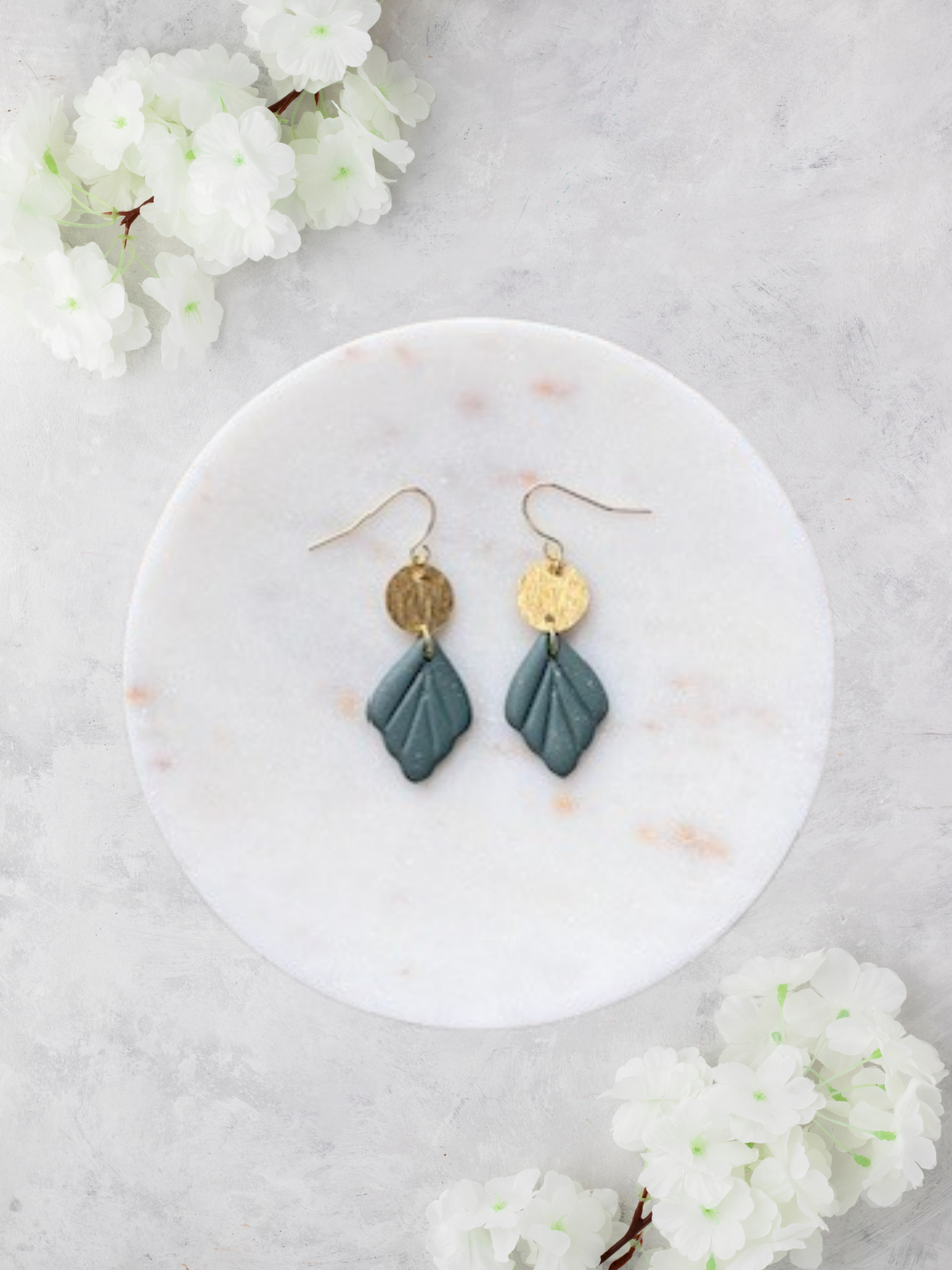 Small Shimmery Green Dangles